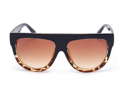 Oversized Gradient Rivet Shades