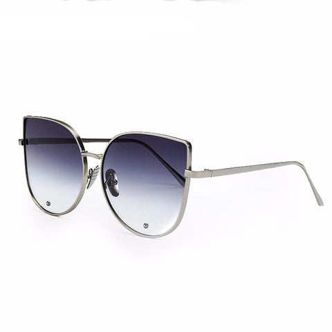 Alloy Frame Cat Eye Sunglasses