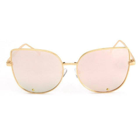 Alloy Frame Cat Eye Sunglasses