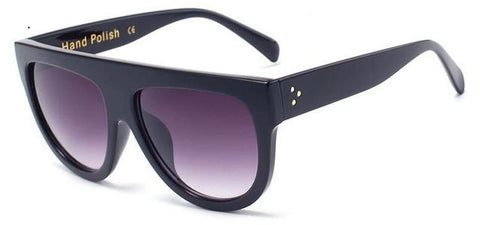 Oversized Gradient Rivet Shades